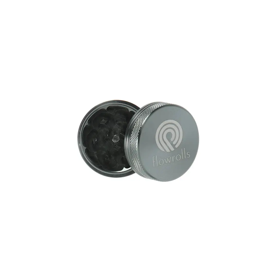 Grinder Flowrolls 40mm 2 parts Silver - Image 2