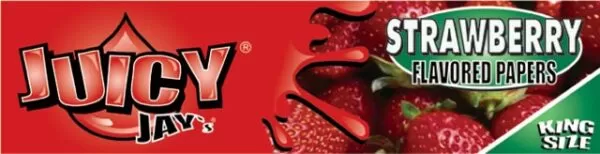JUICY JAY'S Strawberry King Size Slim - Box of 24