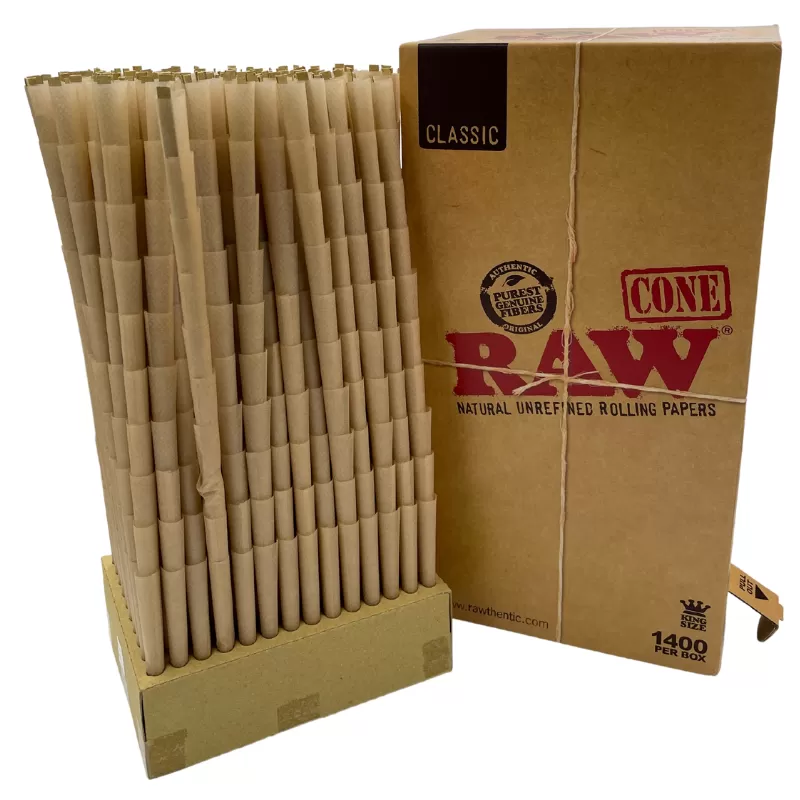 RAW Pre-rolled King Size Cone package 1400 pcs.