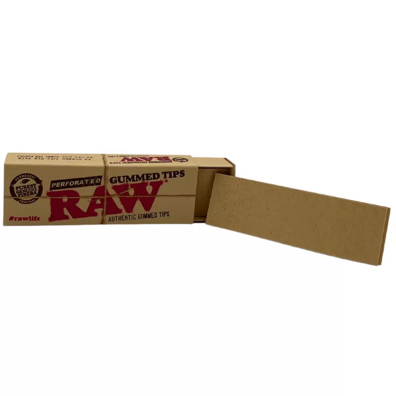 RAW Gummed Tips - 33 Tips per Pack