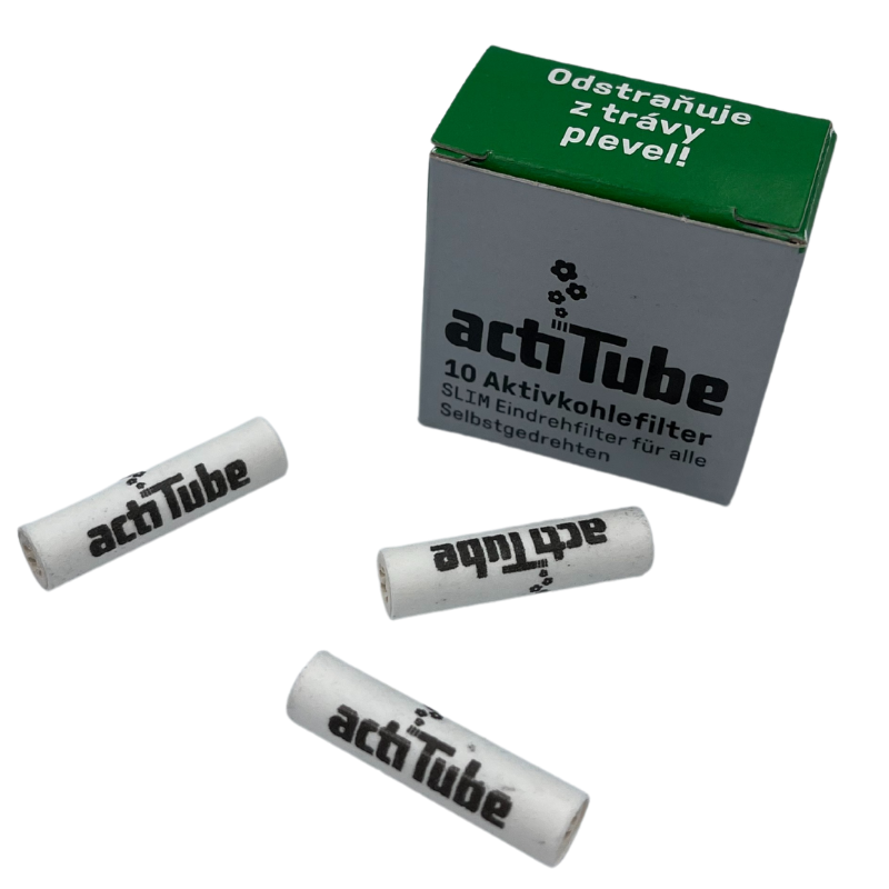 ActiTube SLIM Carbon Filters 7mm 10pcs - Flowrolls