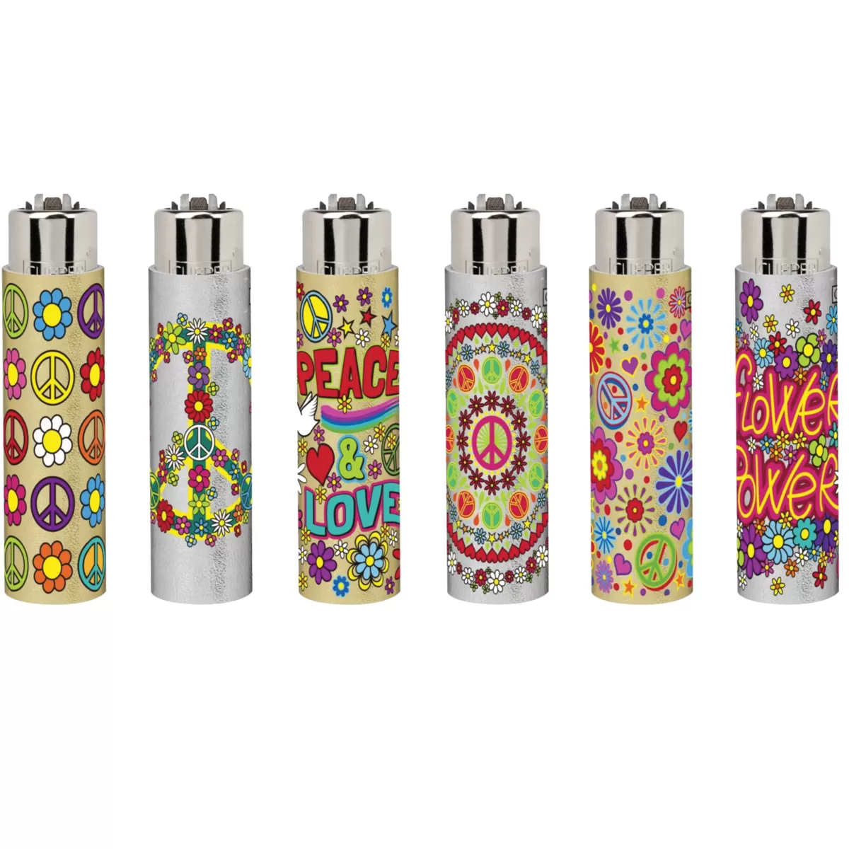 Zapalniczka Clipper flower Power Chic POP COVER