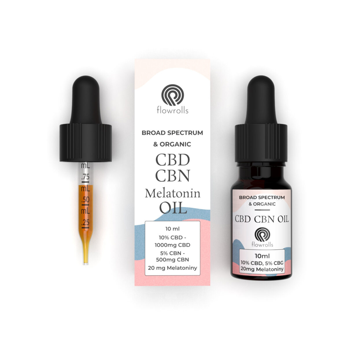 Cannabis Oil Broad Spectrum CBD 10% + CBN 5% + Melatonin - Image 3