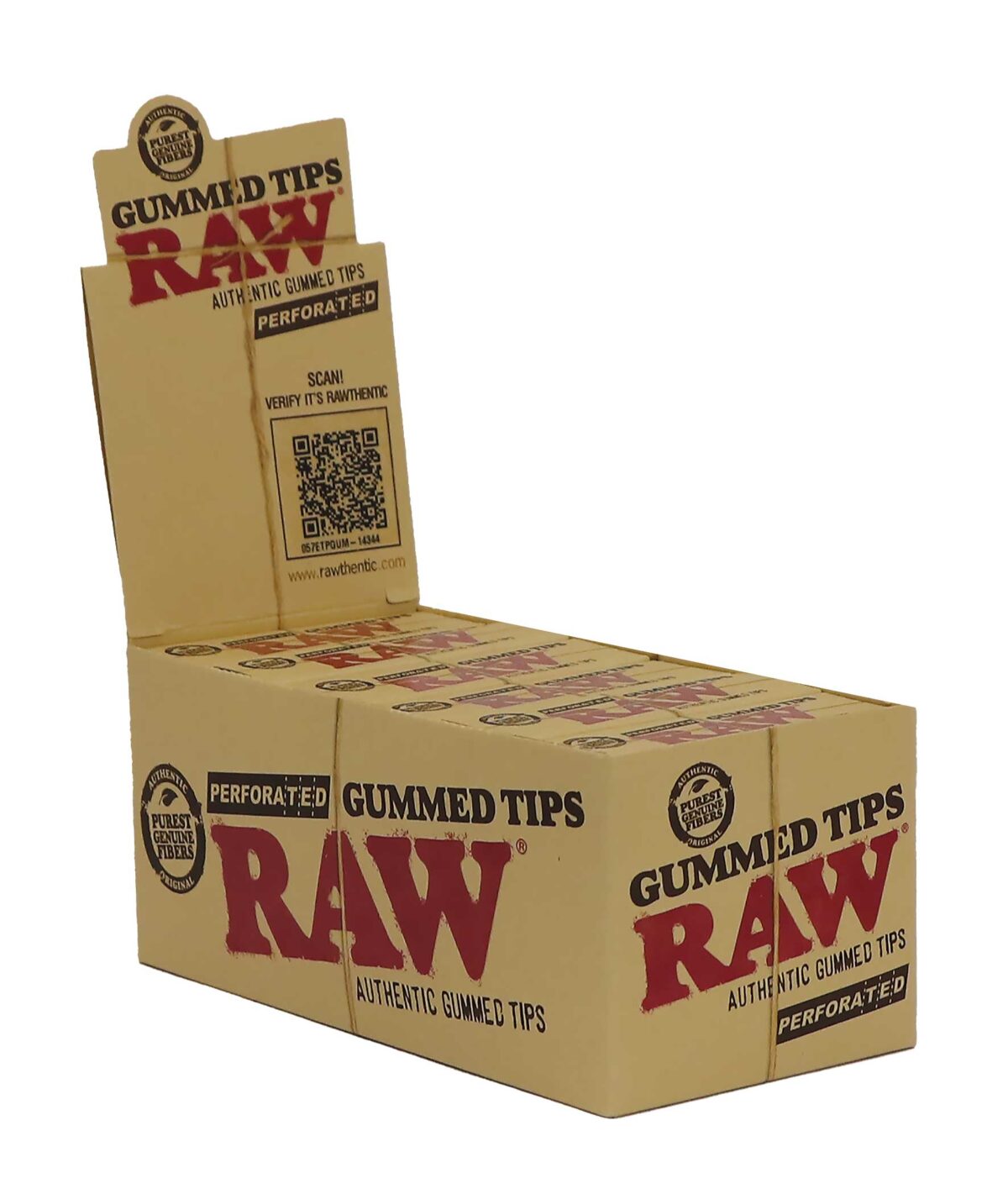 RAW Gummed Paper Tips - 33 pcs Box of 24