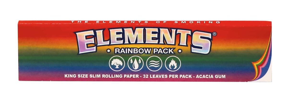 Elements Rainbow King Size Slim Rolling Papers