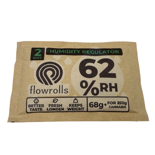 Humidity Regulator Flowrolls 62% – 68g for 250g of Herbs